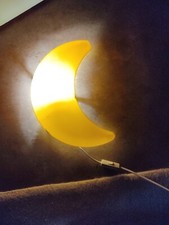 applique  ikea vintage lune jaune veilleuse