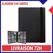 Classeur Collection Cartes 540 Pochettes Transparentes 30 Pages Album Pokemon
