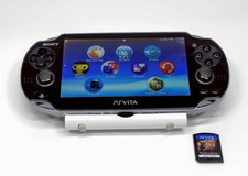 Sony PS Vita PCH-1000 Crystal Black 8 Go Memory Card Wi-Fi Model Console only