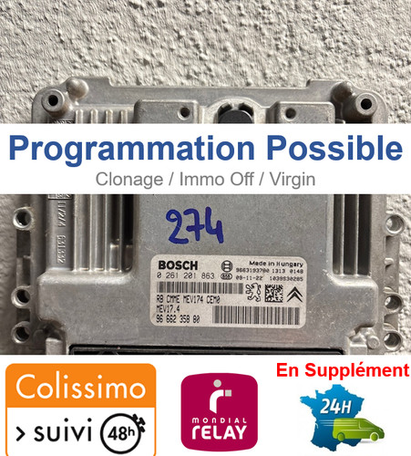 C274 calculateur moteur bosch - c274,