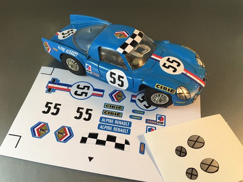 Stickers pour alpine renault - stickers,