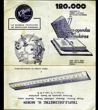 PARIS (XVII°) MATERIEL & INSTRUMENTS de BUREAU "H. MORIN" Tract vers 1930-1950