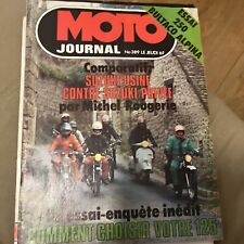 MOTO JOURNAL  389 Essai Test SUZUKI RG 500 Usine Michel ROUGERIE BULTACO 125 250