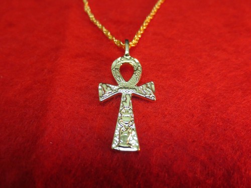 Brossé ankh croix - 14,