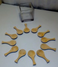 LOT 12 CUILLERES AMUSE-BOUCHE APERITIF EN BOIS