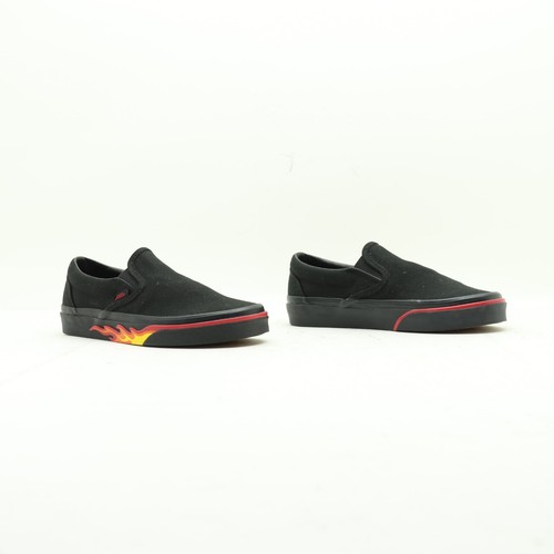 Vans slip noir flame basse - vans,