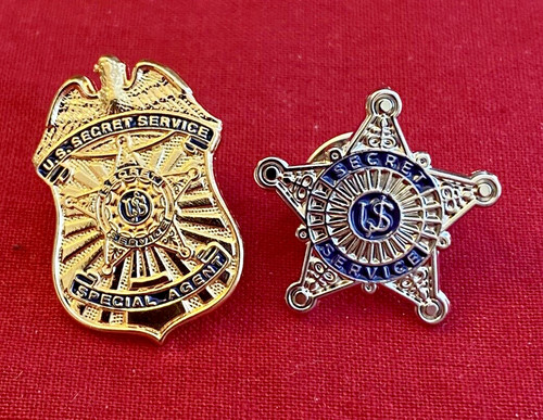 Secret service pins - secret,