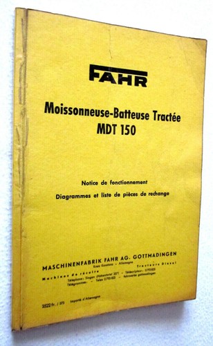 Fahr moissonneuse batteuse - fahr, moissonneuse-batteuse