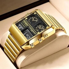FOXBOX Montre Homme Carrée