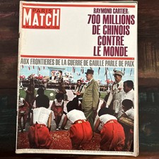 PARIS MATCH N°909 10/9/66 DE GAULLE PHNOM PENH BICHON GEIGER BASQUE HARDY SHRIMP