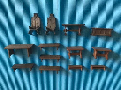 Lot playmobil meuble chaise - meuble,