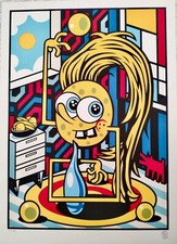 SPEEDY GRAPHITO "Sponge Bob" Sérigraphie signée-numérotée/100 de 2017 - 50x70cm