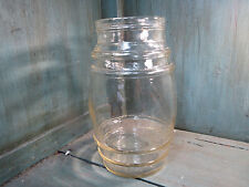  ancien grand bocal bonbons verre ancienne épicerie tonneau vieux commerçe