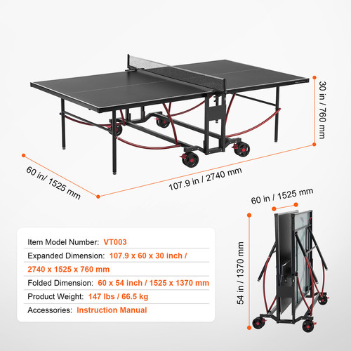 Table ping pong pliable - de,