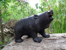 MAGNIFIQUE OURS FORET NOIRE BEAR BLACK FOREST , 20 cm