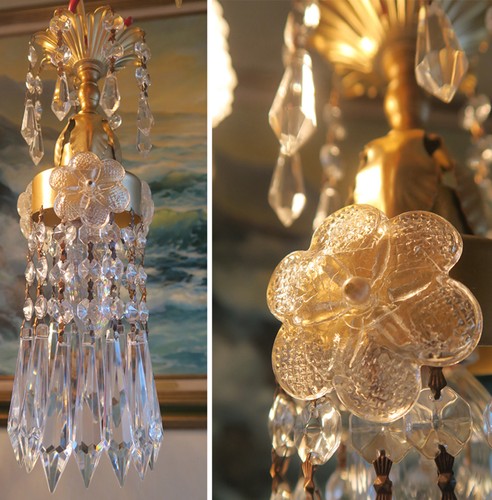 Venetian murano clear beaded - venetian,