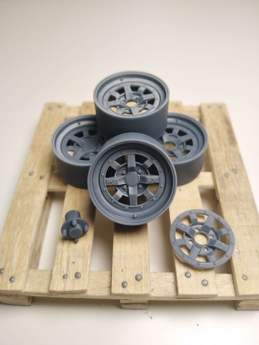 Lot jantes pour maquette - de,