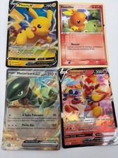 Lot 4 cartes Pokemon jumbo