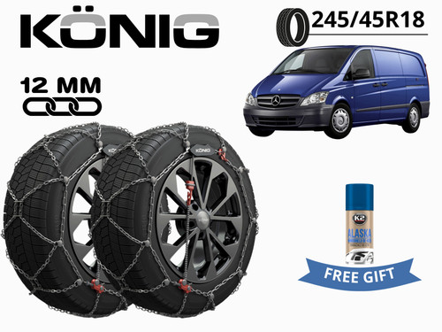 Chaînes neige konig 12mm - konig,