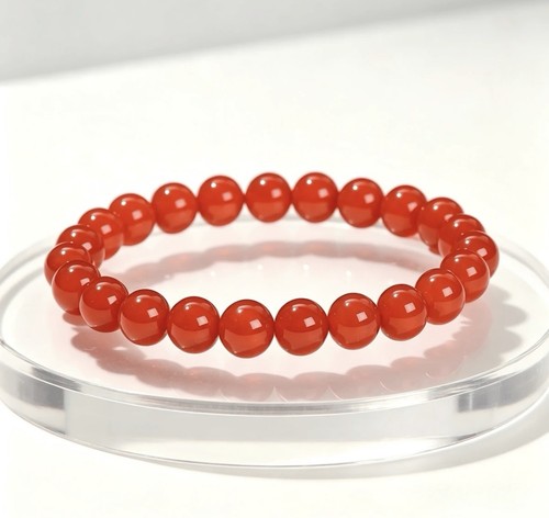 Bracelet agate rouge - bracelet,