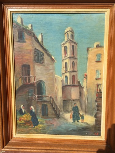 Tableau peinture ancienne - tableau,