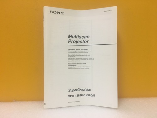 Sony 800 605 multiscan - sony, 3-800-605-24