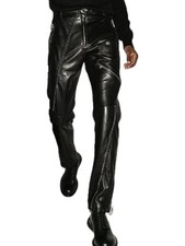 Pantalon jean cuir homme