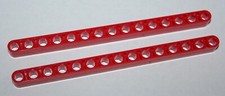 2 Lego Technic Red Liftarm