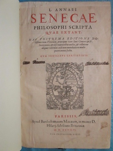 Senecae philosophi scripta - senecae,