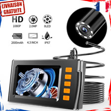 Caméra Endoscopique HD 8mm 8 LED Écran 4,3" Outils d'Inspection 2m Étanche IP67