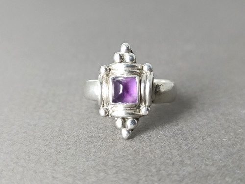 Ancienne bague améthyste sur - ancienne,