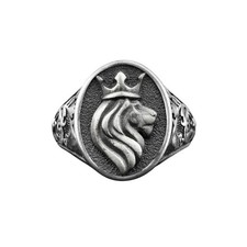 Bague chevalière homme Roi