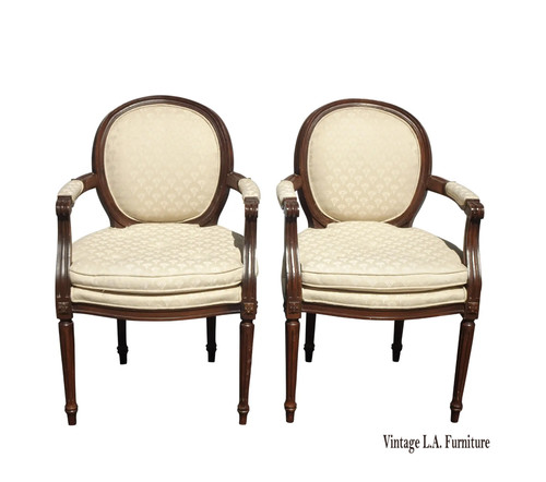Pair vintage french louis - pair,