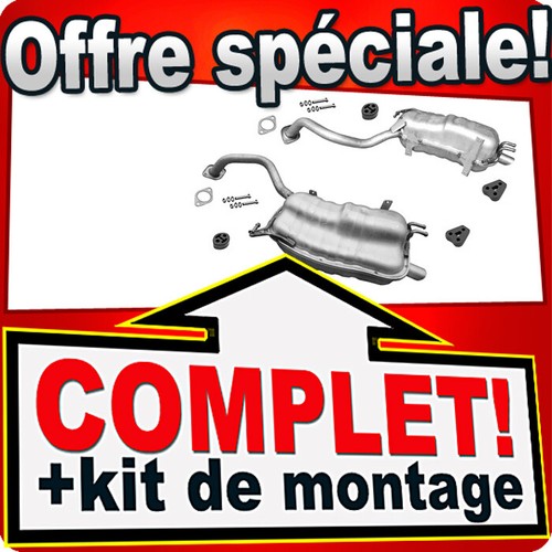 Silencieux arriere pour - arriere,