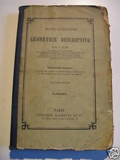 KLAES TRAITE DE GEOMETRIE DESCRIPTIVE 1880 39 PLANCHES