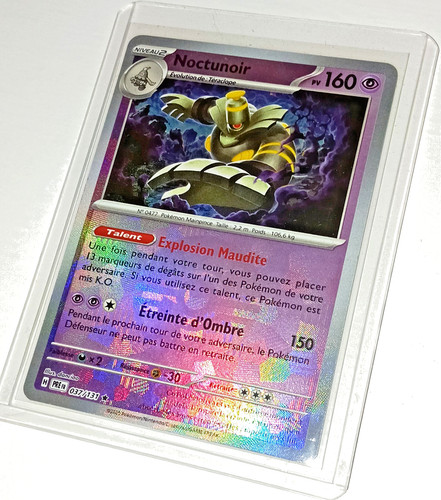 Carte pokémon noctunoir - pokémon,