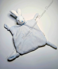 Doudou Plat Carré Lapin Perle