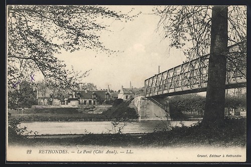 Cpa rethondes pont coté - rethondes,,