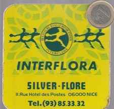 C55 fleurs. INTERFLORA. SILVER FLORE à Nice