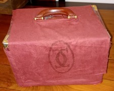 VANITY CASE DE VOYAGE EN CUIR