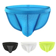 Slip tanga résille respirant