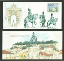 France 2009 bloc souvenir Y&TN°39 Place du commerce Lisbonne /Fdca516