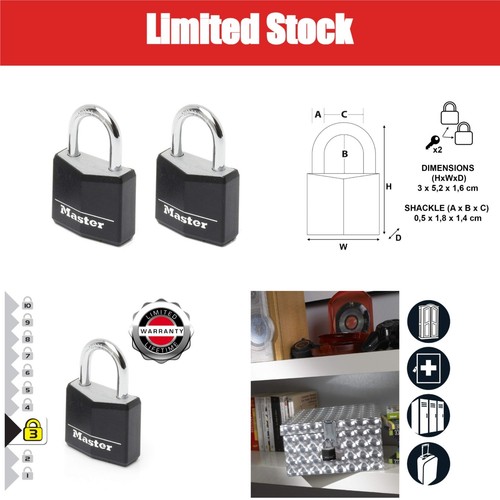 Cadenas clé master lock - cadenas,