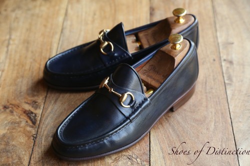 Mocassins gucci bleu marine - mocassins,