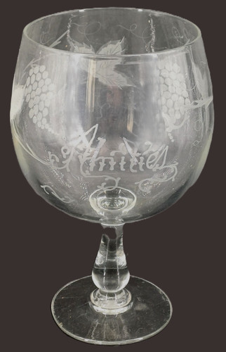 Très grand verre ballon
