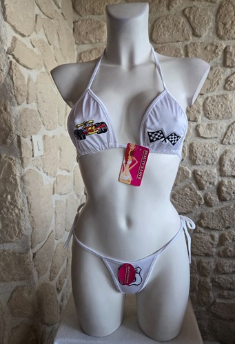 Maillot bain string blanc - maillot, de