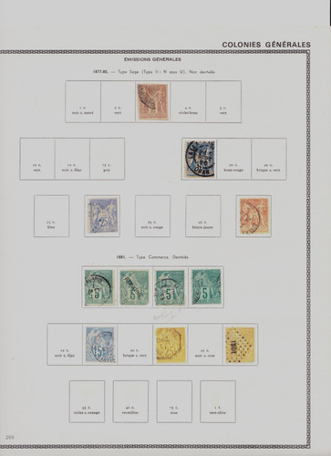 Colonies émissions 1870 1945 - Émissions, 1870-1945