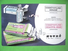 Ancien Buvard Colchine Houdé / Produit Pharmaceutique 