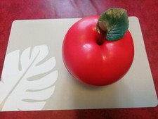 Ancien Seau Bac à Glaçons Rouge Années 70