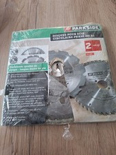 Lot 2 Lames De  Scie Circulaire Parkside Lame Bois